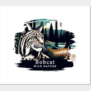 Bobcat - WILD NATURE - BOBCAT -2 Posters and Art